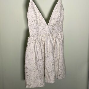 Showpo ivory and gold dress!